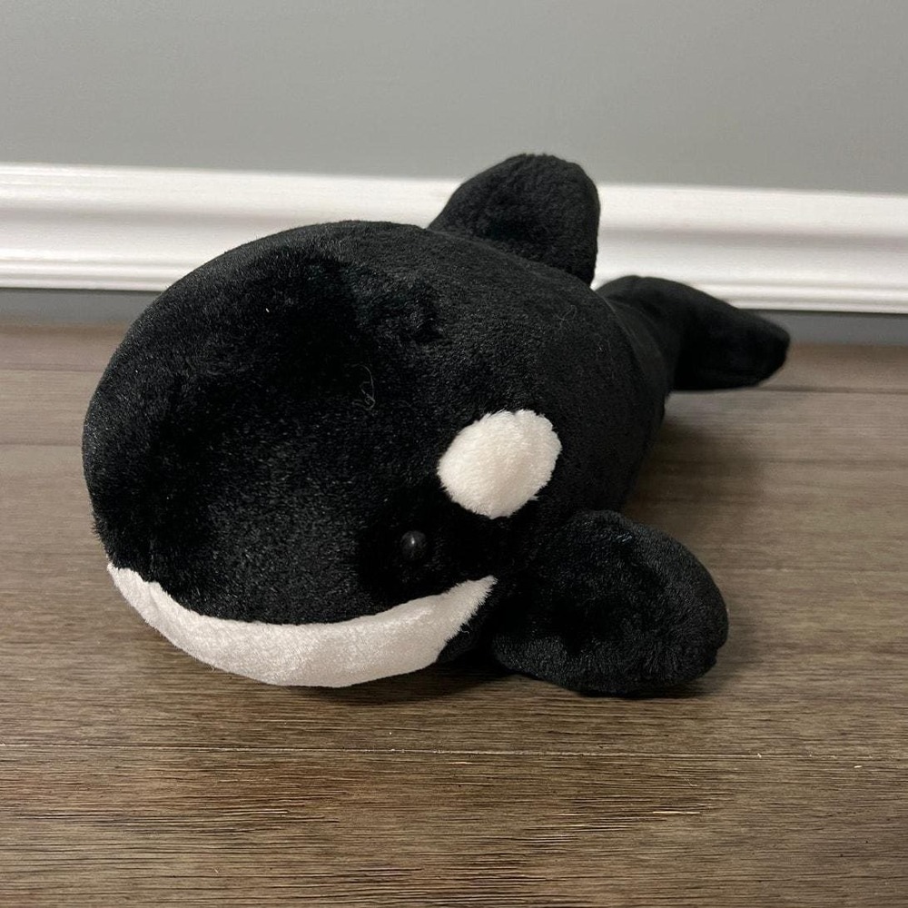 Vintage Sea World Orca Killer Whale Soft Plush